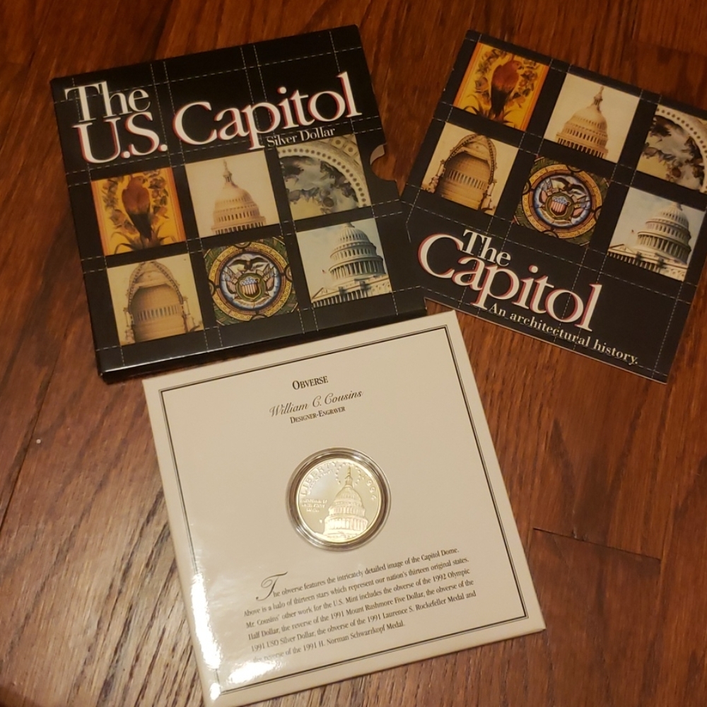 US capital silver dollar